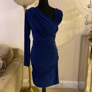 Exclusive for Intermix drape wrap dress in size medium